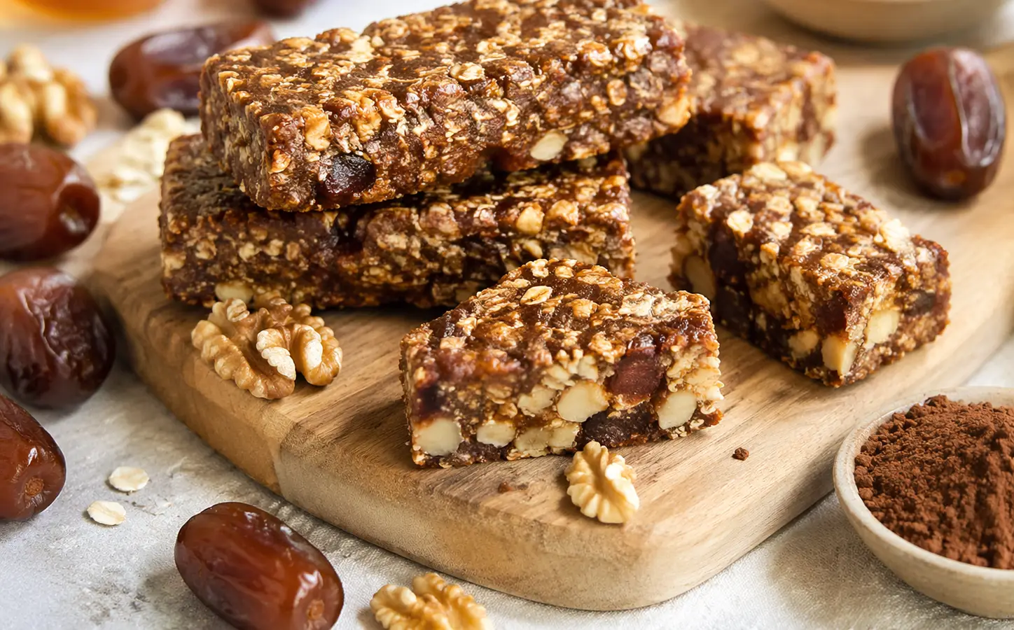 Batony z daktyli i orzechów