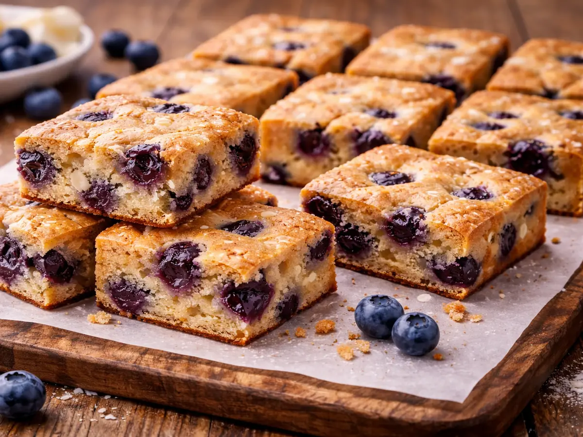 Blondie z borówkami