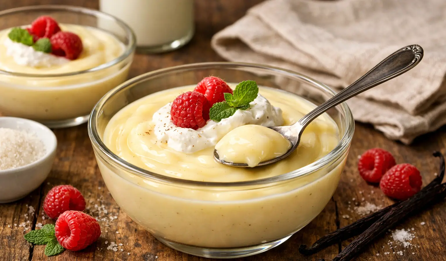 Budyń waniliowy domowy