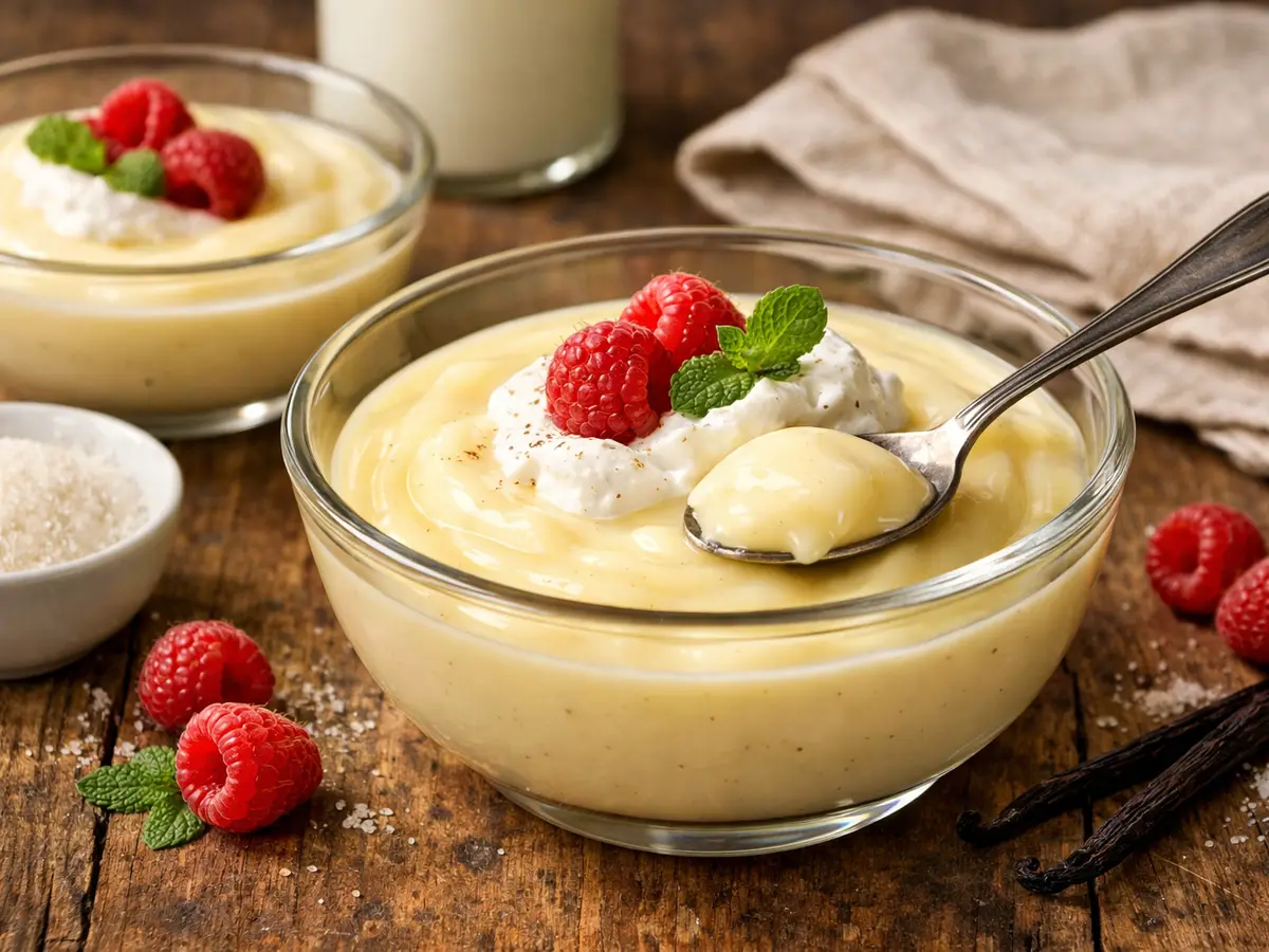 Budyń waniliowy domowy