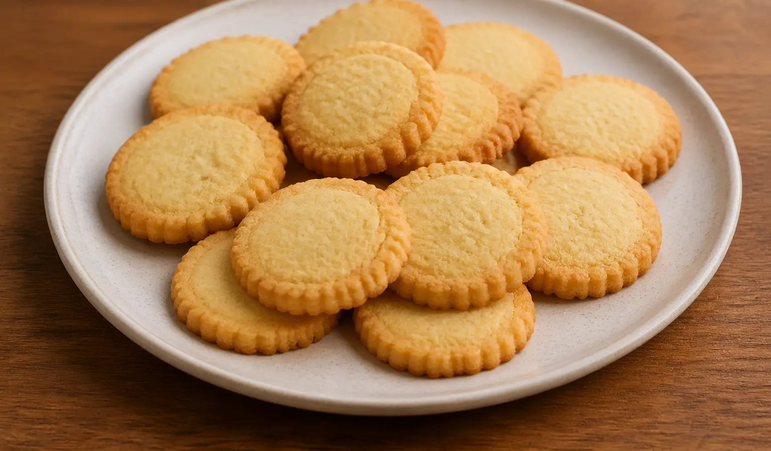 Ciastka maślane waniliowe