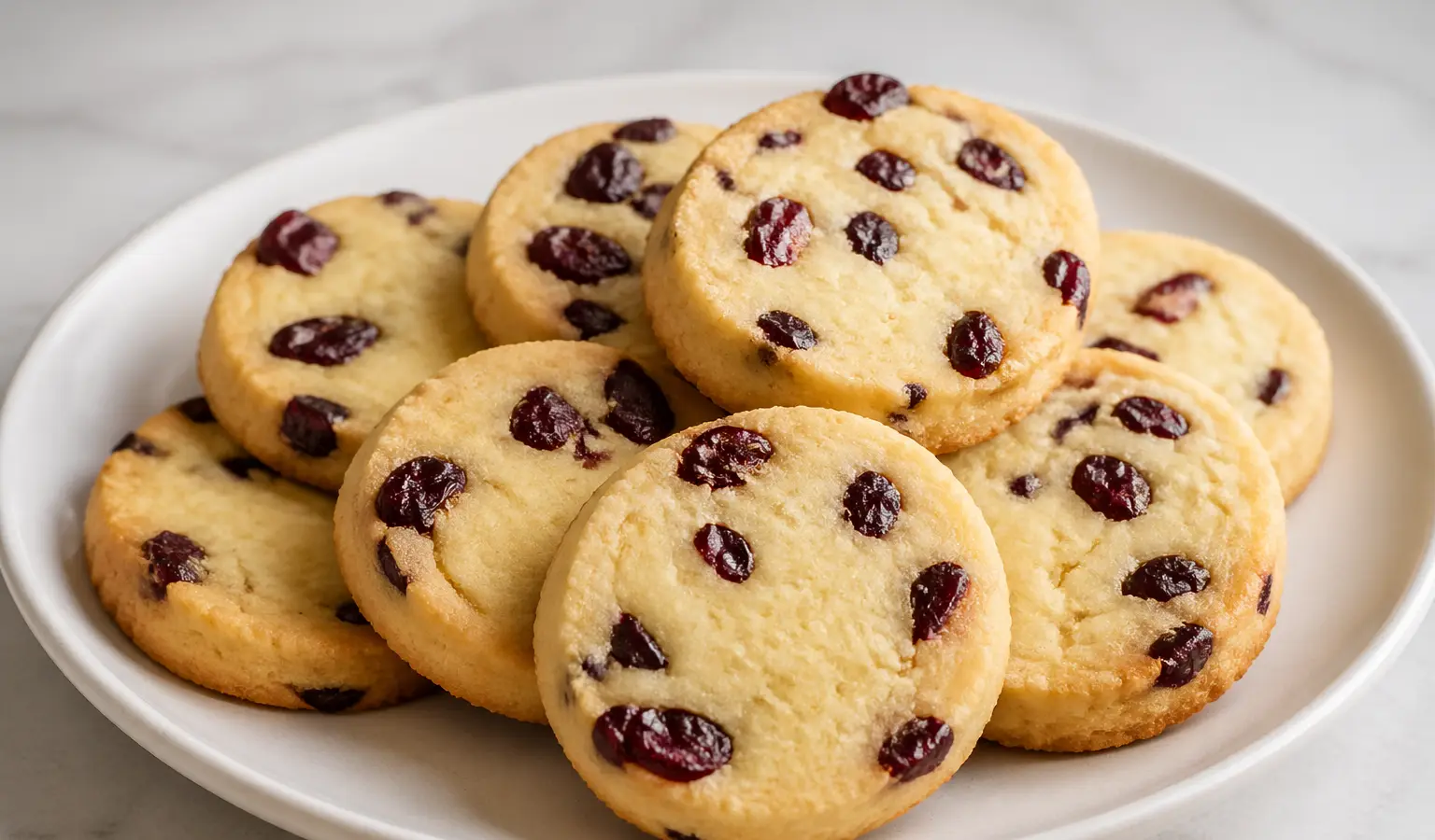 Ciastka z żurawiną