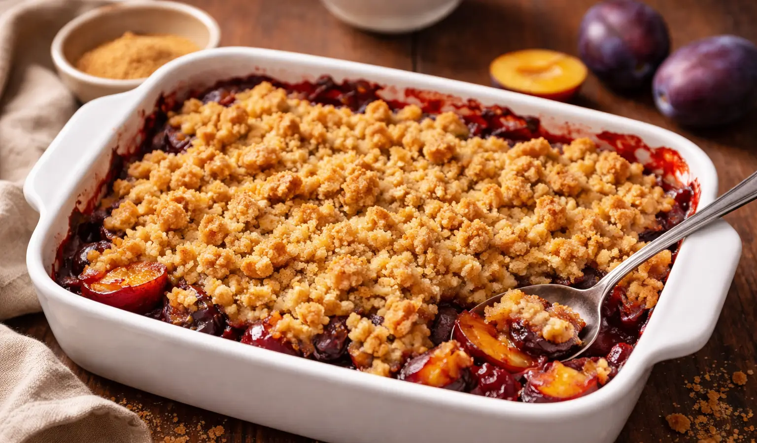 Crumble śliwkowe