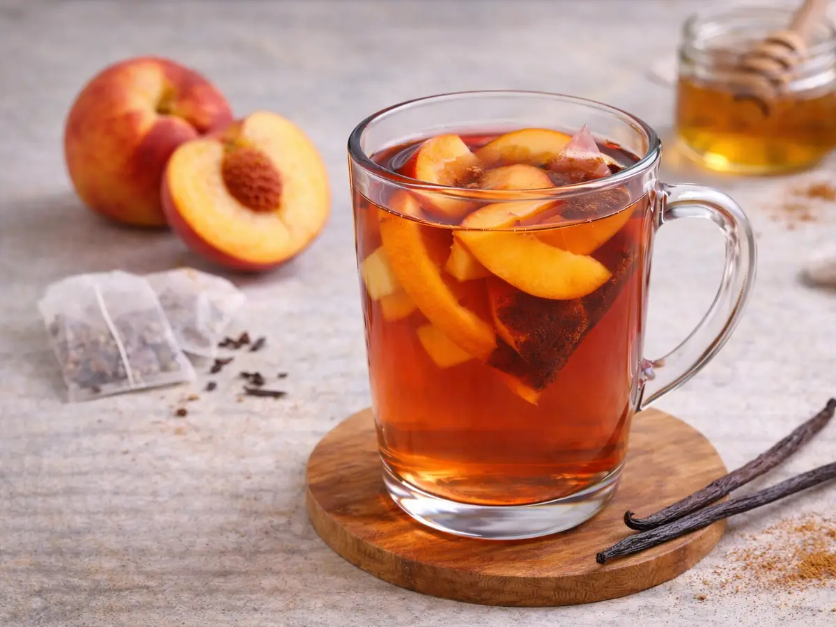 Herbata z brzoskwinią i wanilią
