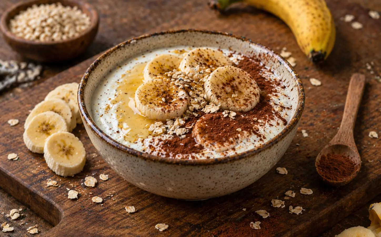 Jogurt z kakao i bananem