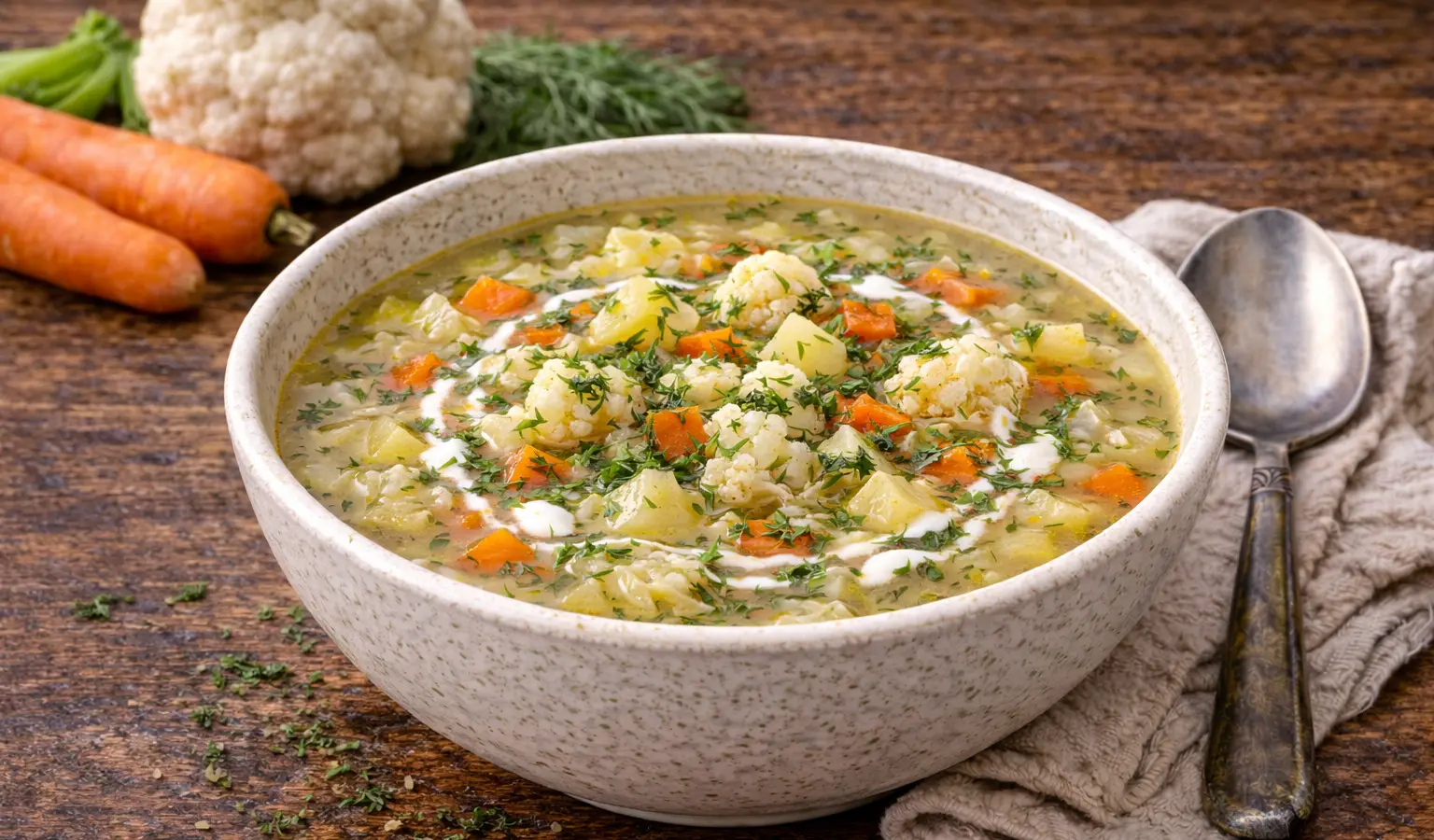 Kalafiorowa z koperkiem