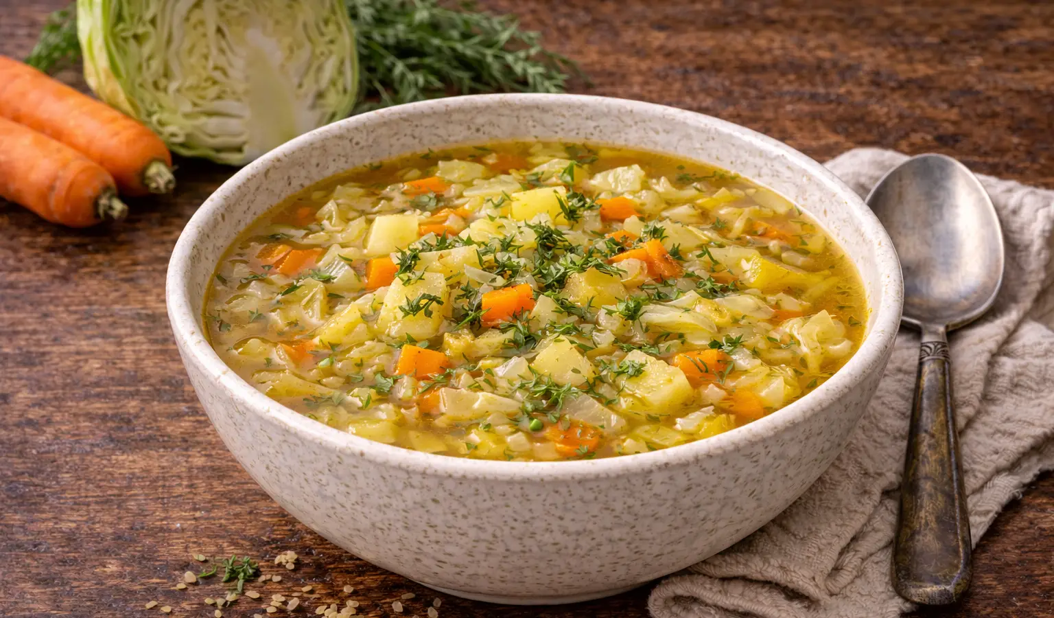 Kapuśniak z młodej kapusty