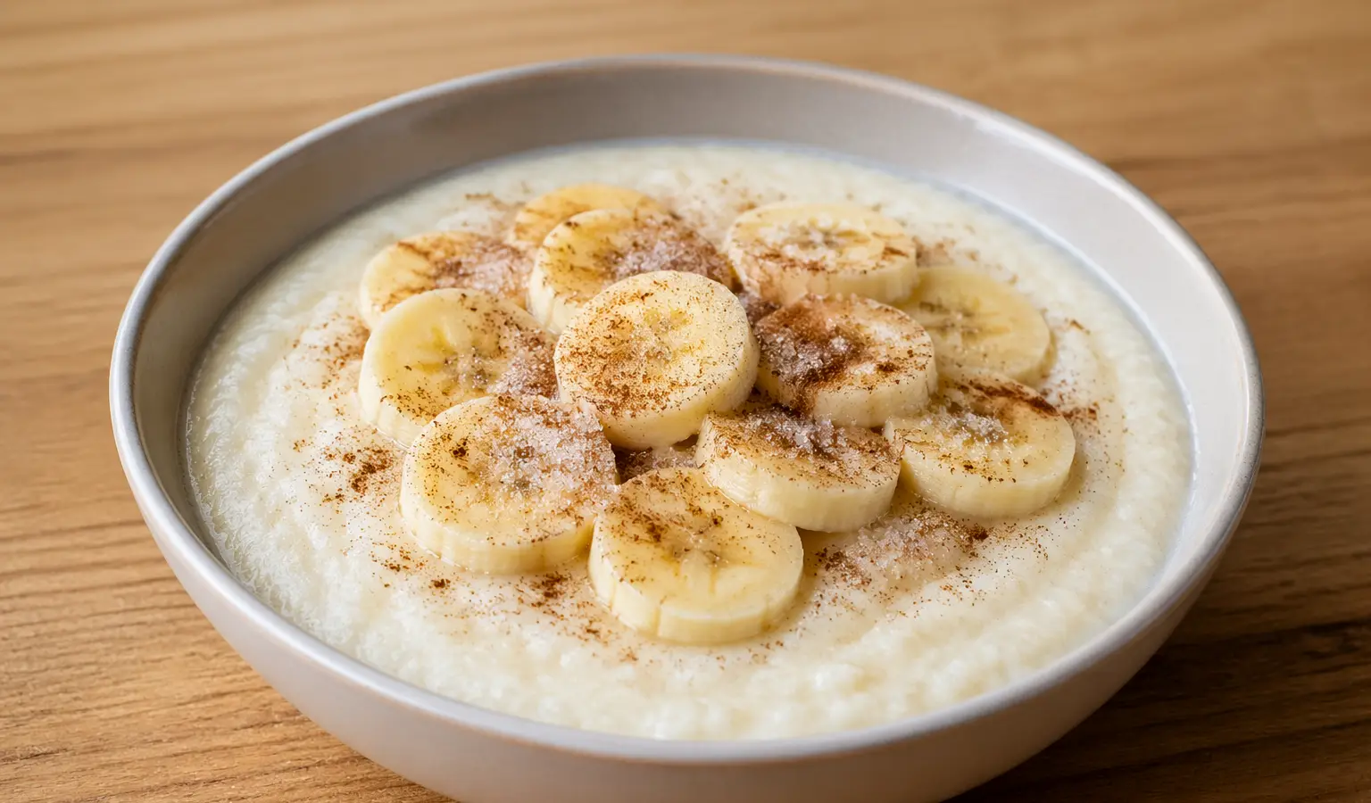 Kasza manna z bananem