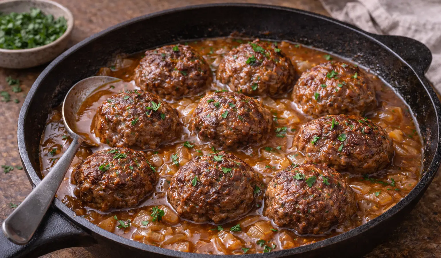 Klopsiki wołowe w sosie własnym
