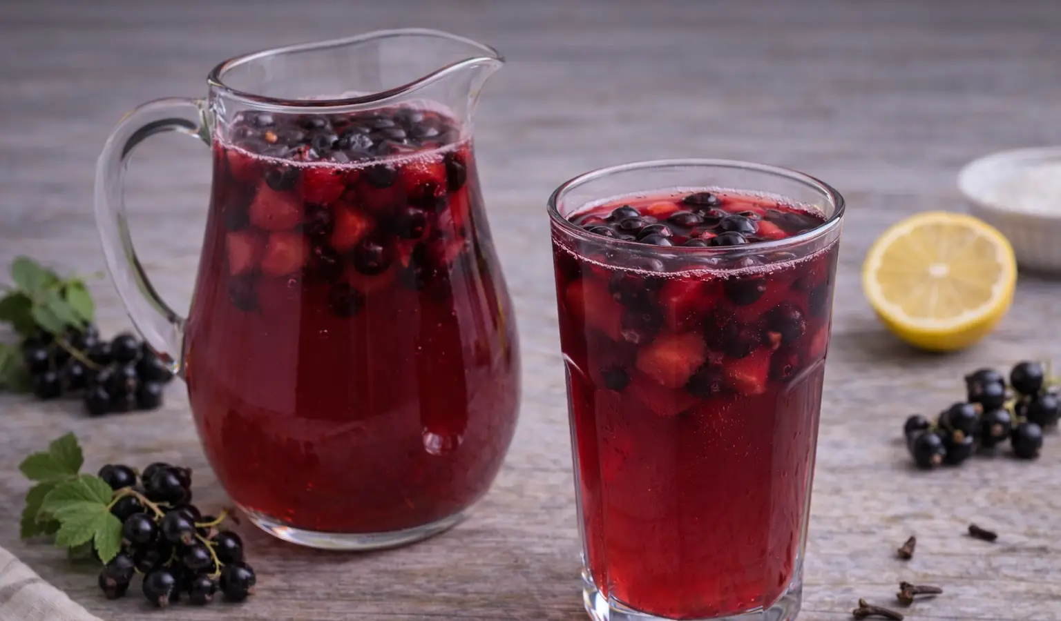 Kompot z czarnej porzeczki