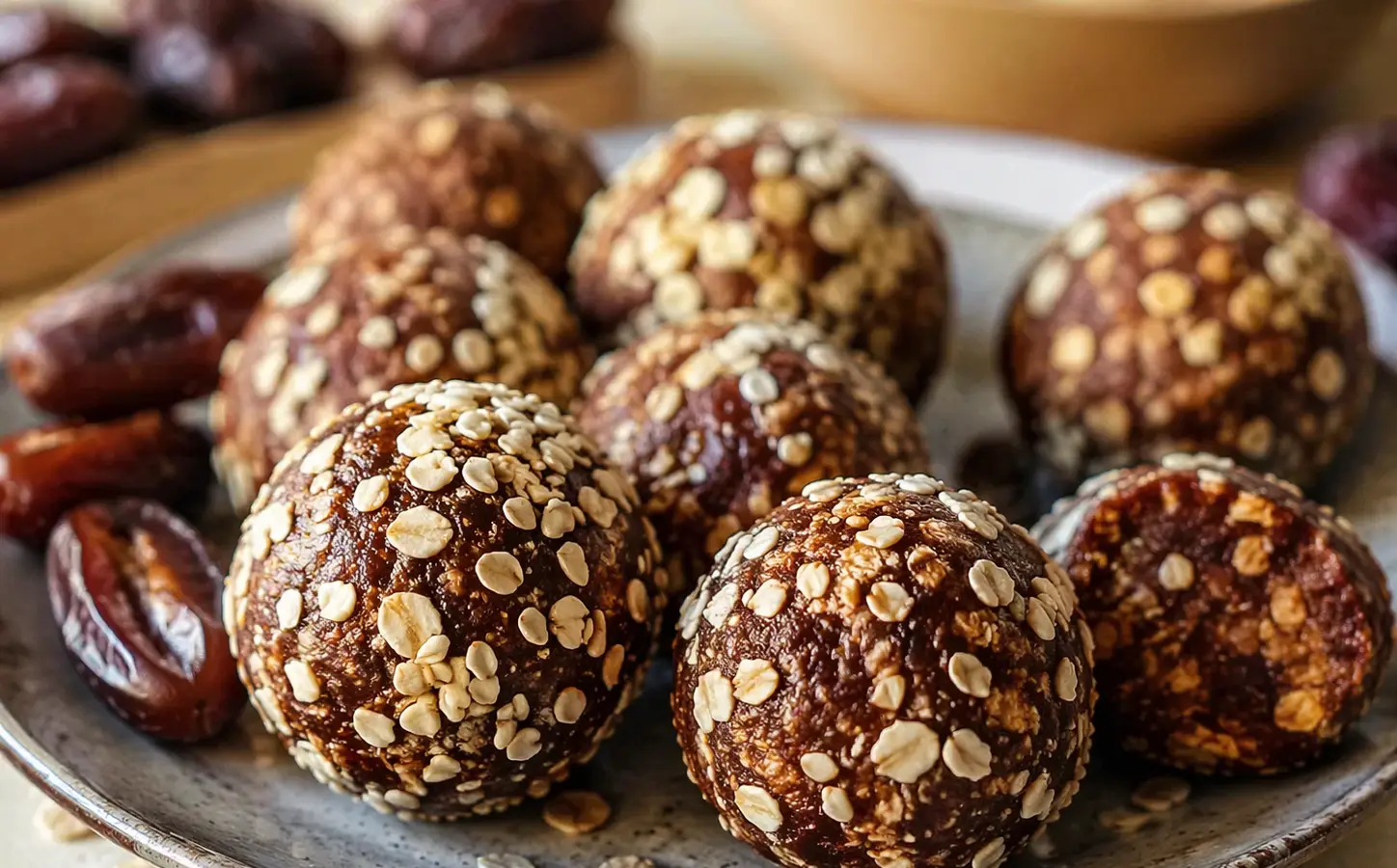 Kulki z masła orzechowego i sezamu