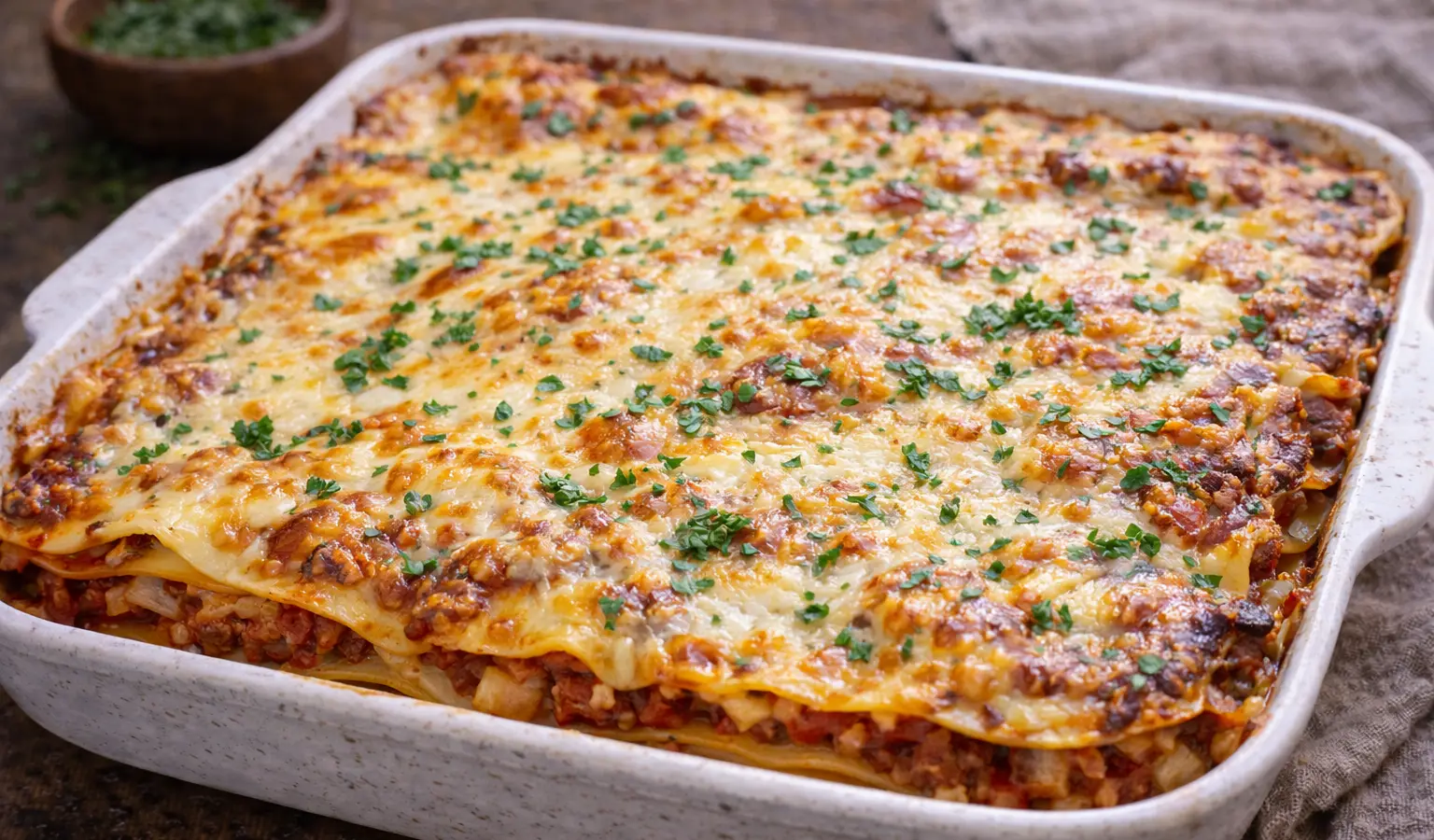 Lasagne z mięsem mielonym