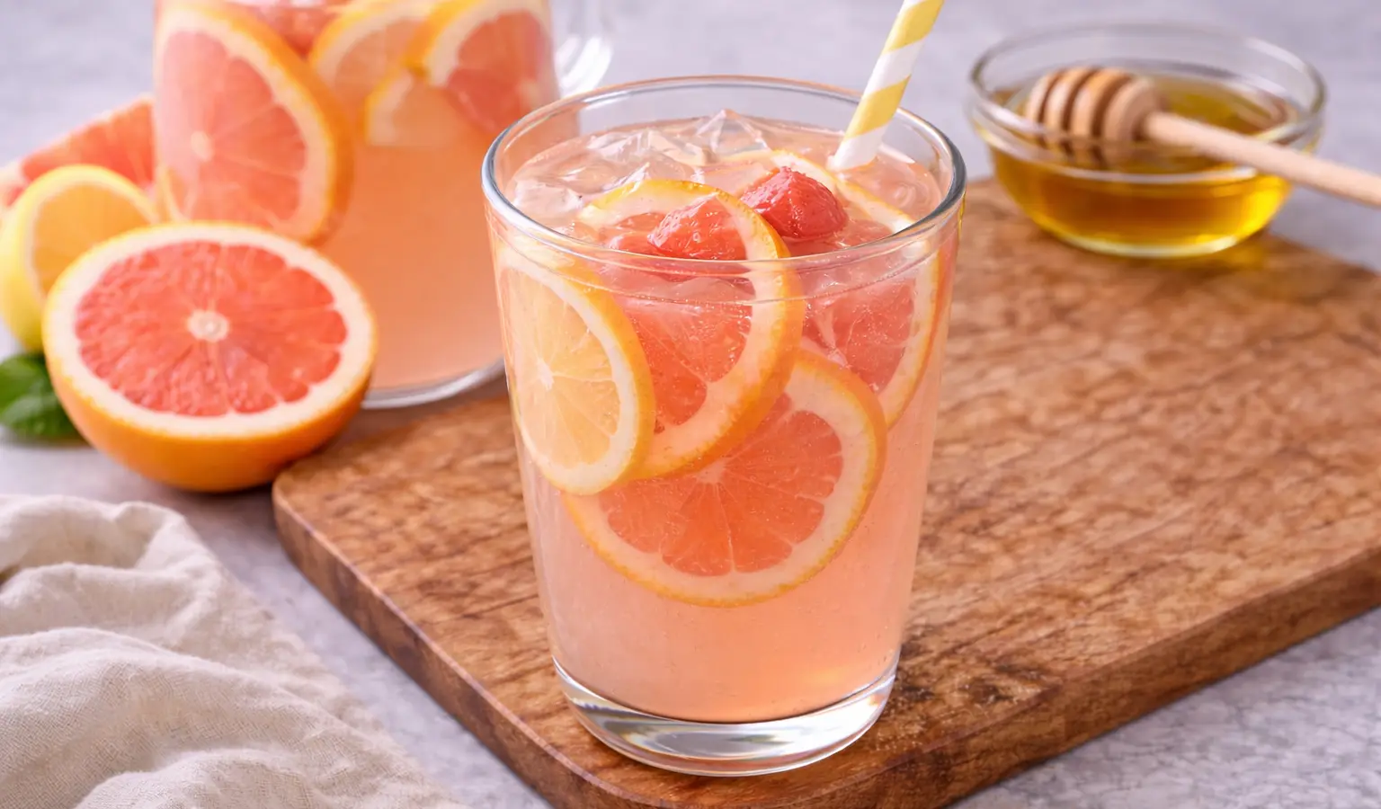 Lemoniada z grejpfrutem