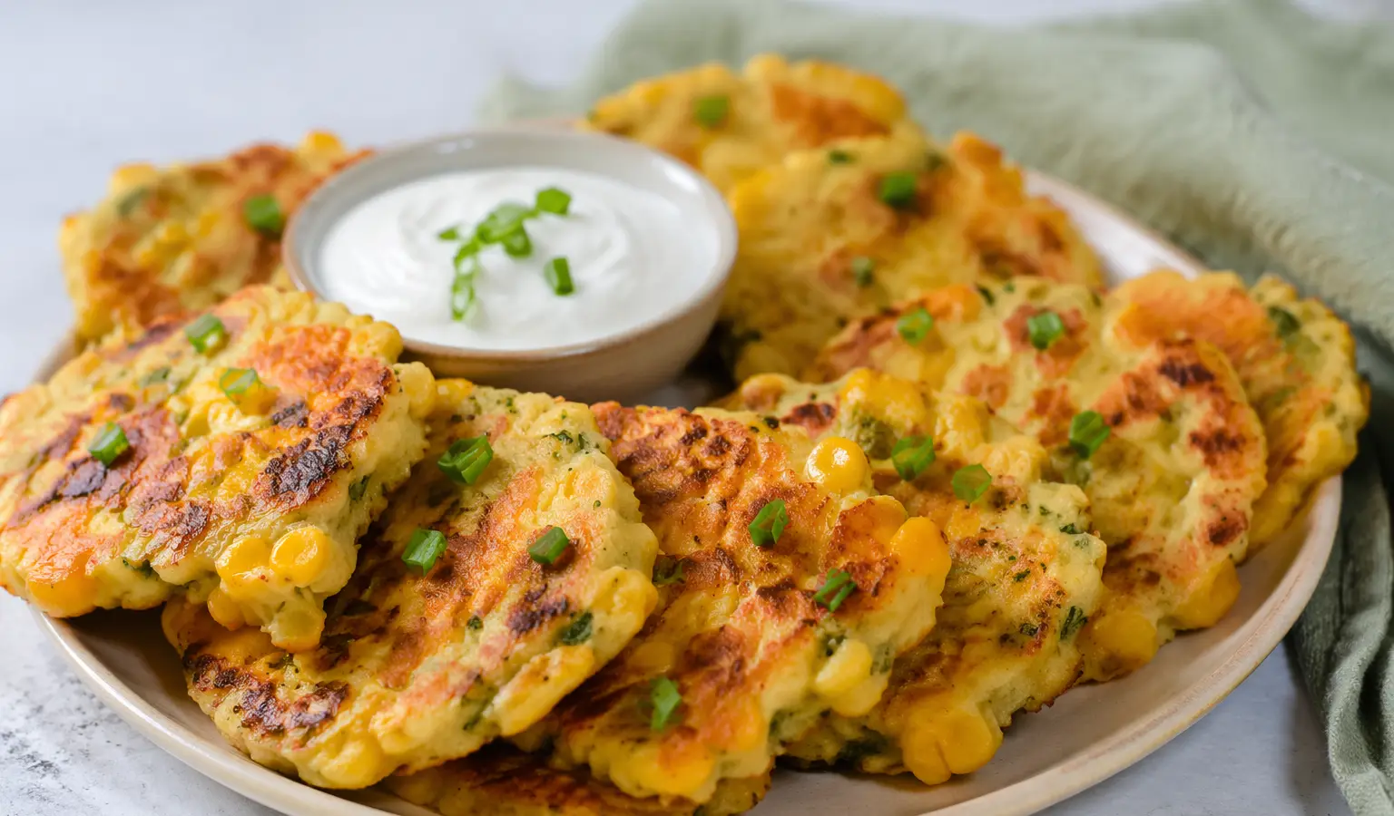 Mini placuszki kukurydziane