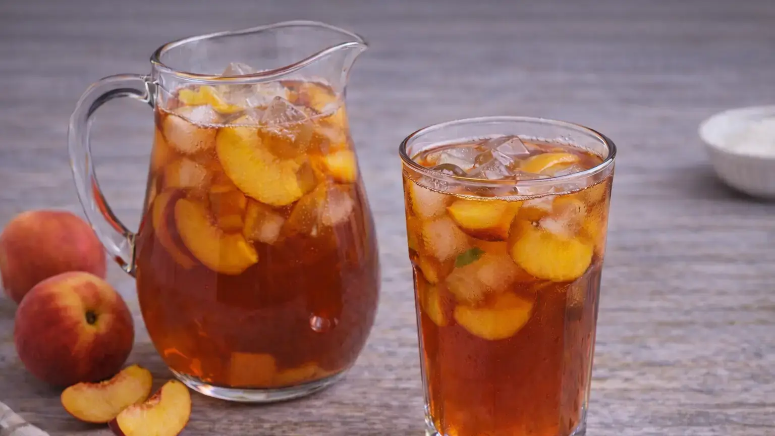 Mrożona herbata brzoskwiniowa