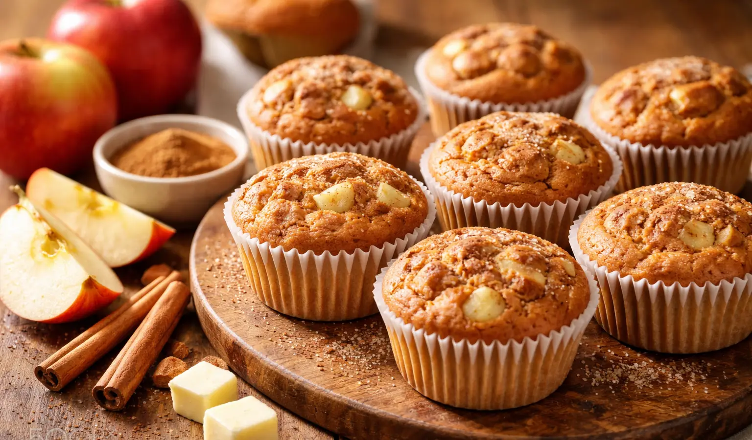 Muffiny jabłkowo-cynamonowe