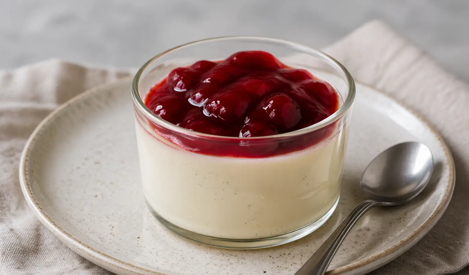 Panna cotta waniliowa