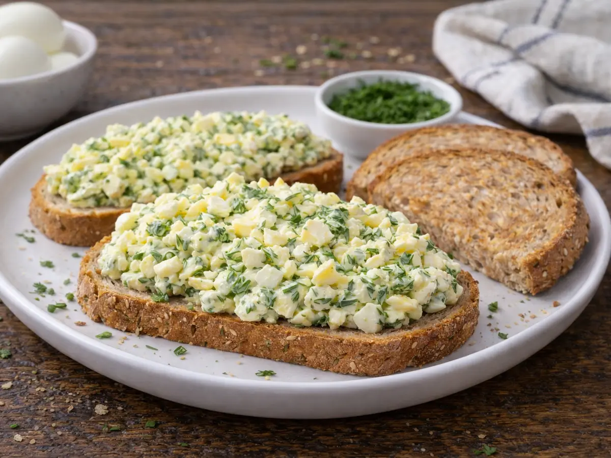 Pasta jajeczna z koperkiem