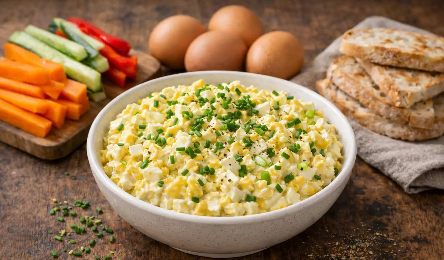 Pasta jajeczna z jogurtem