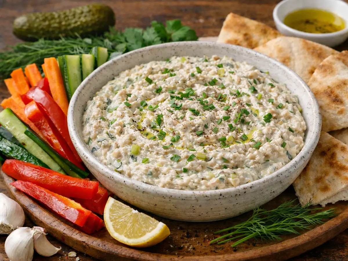 Pasta z makreli i ogórka kiszonego