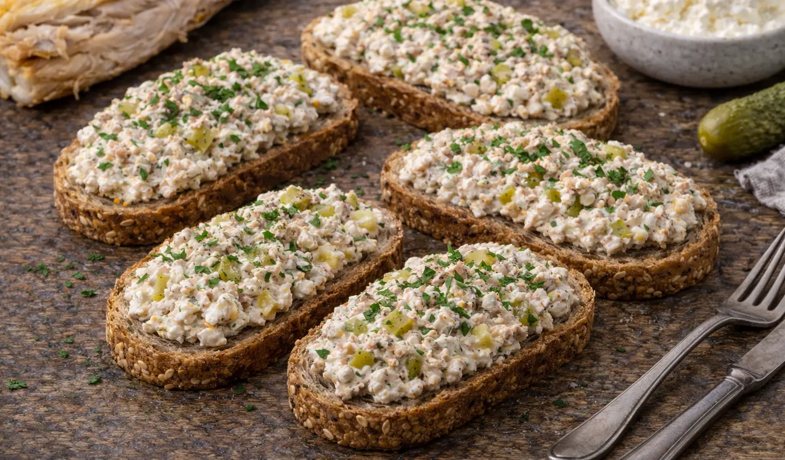 Pasta z makreli i twarogu