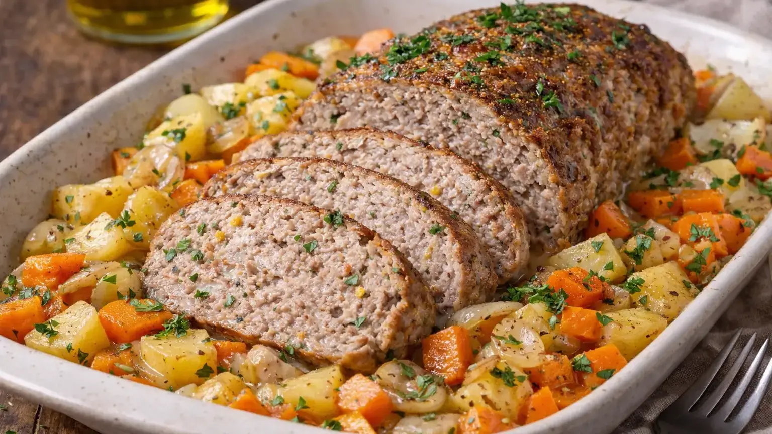 Pieczeń rzymska z warzywami