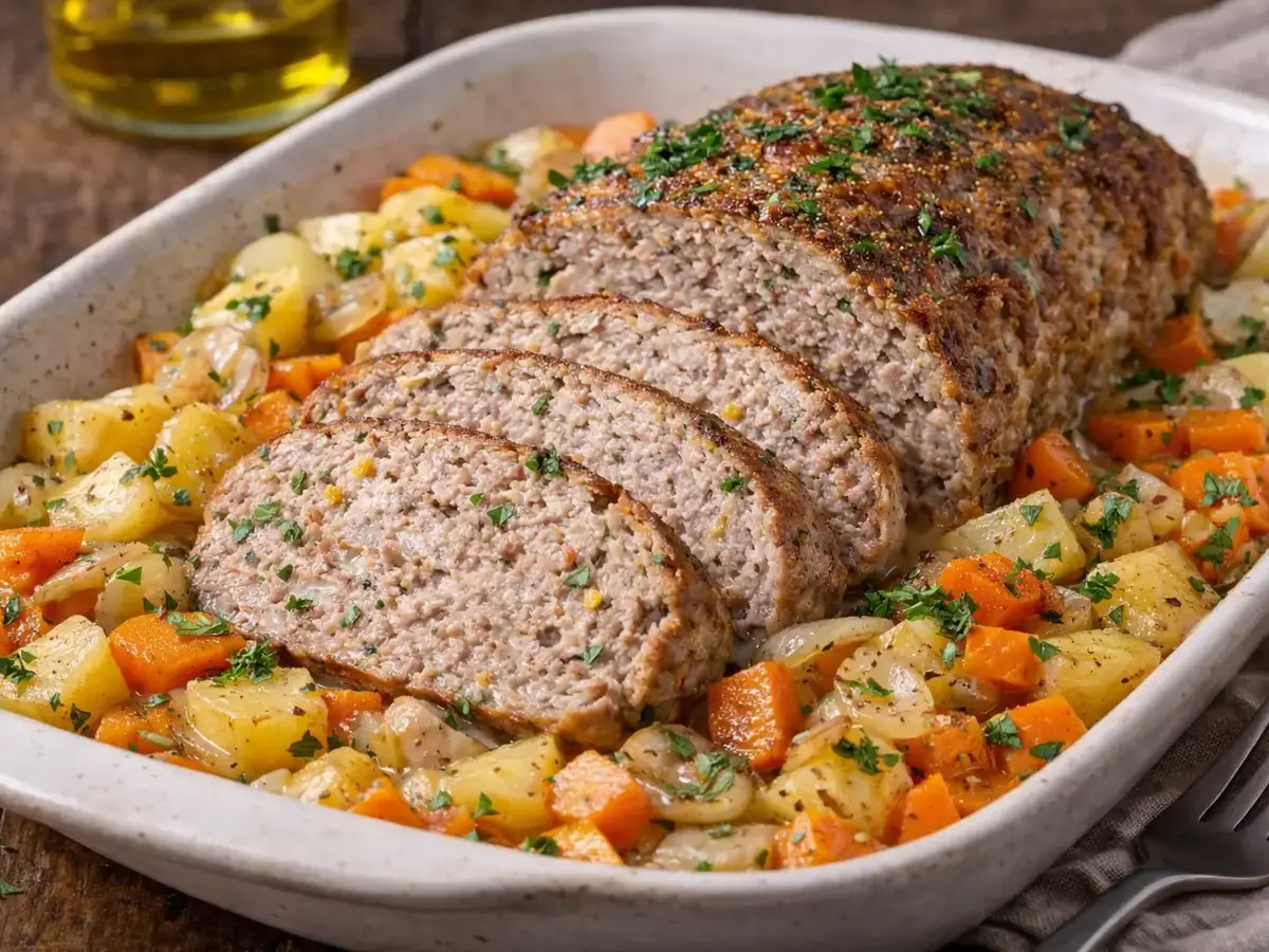 Pieczeń rzymska z warzywami