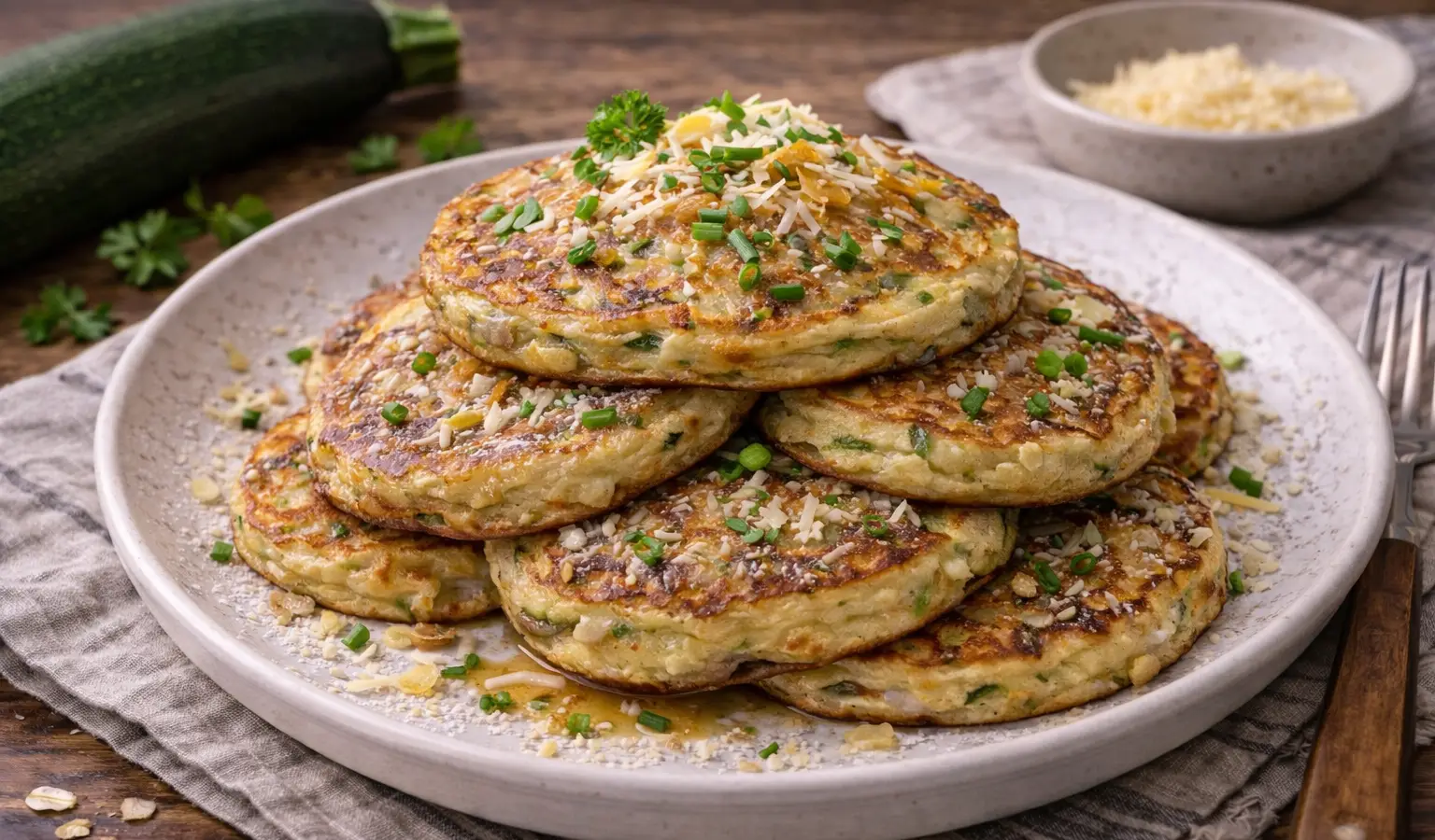 Placuszki z cukinią i serem