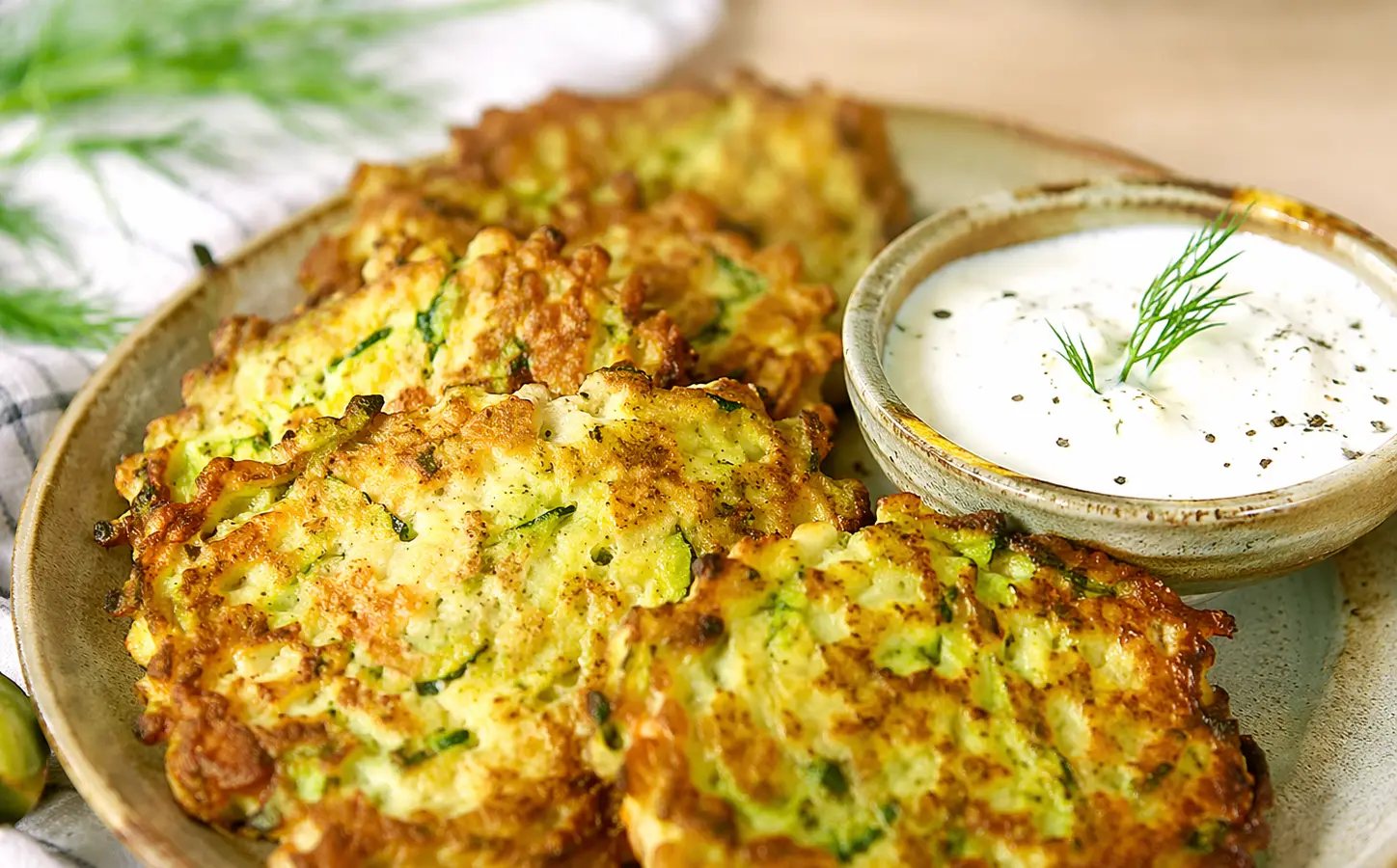 Placki z ziemniaków i cukinii