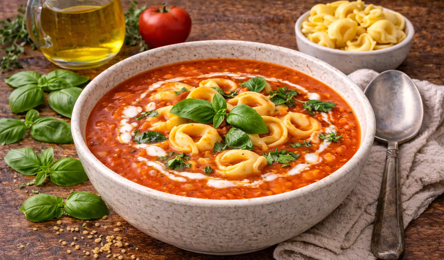 Pomidorowa z tortellini