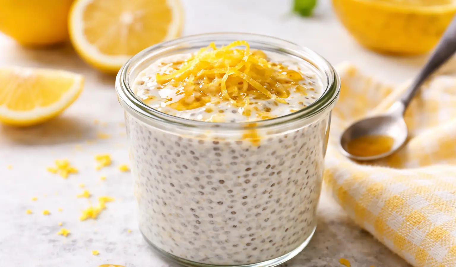 Pudding chia cytrynowy