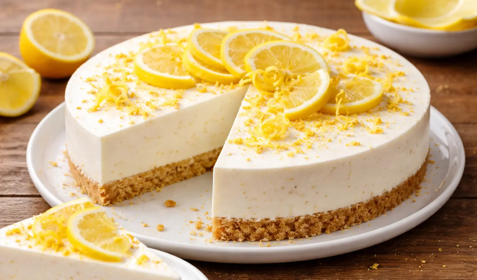 Sernik na zimno cytrynowy