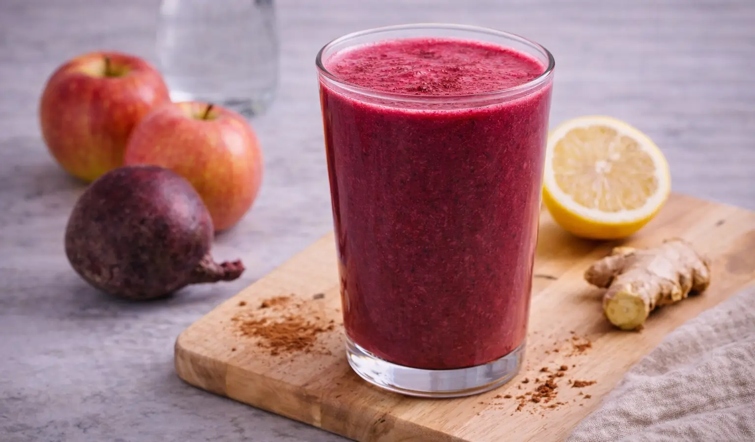 Sok z buraka, jabłka i cytryny