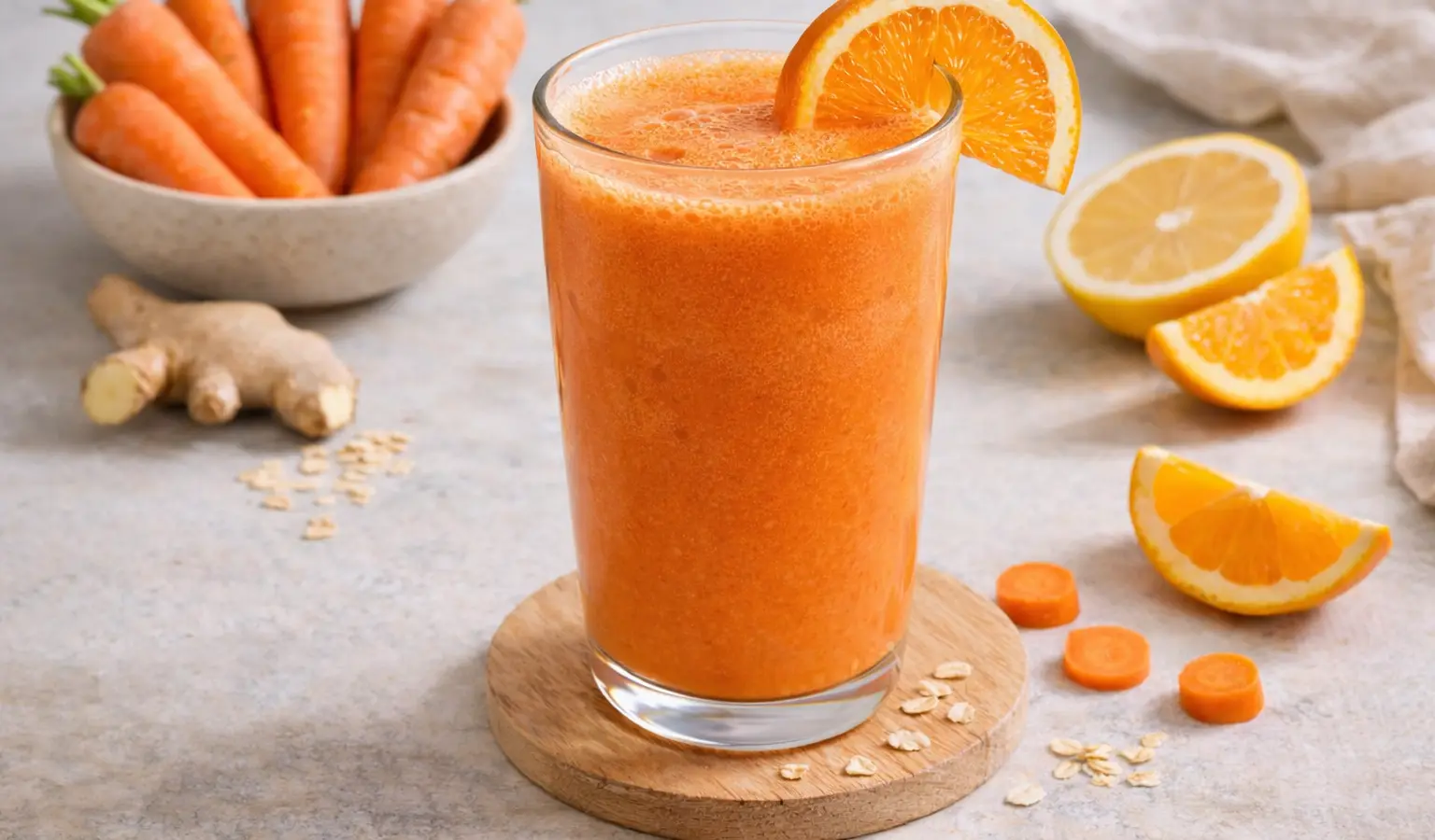 Sok pomarańczowo-marchewkowy
