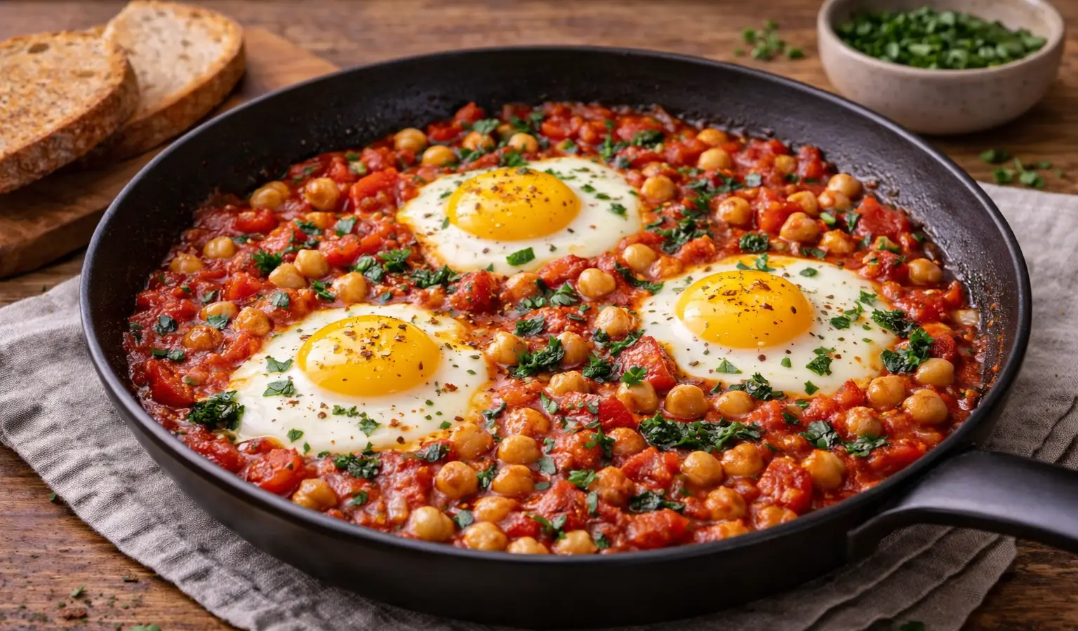 Szakszuka z ciecierzycą