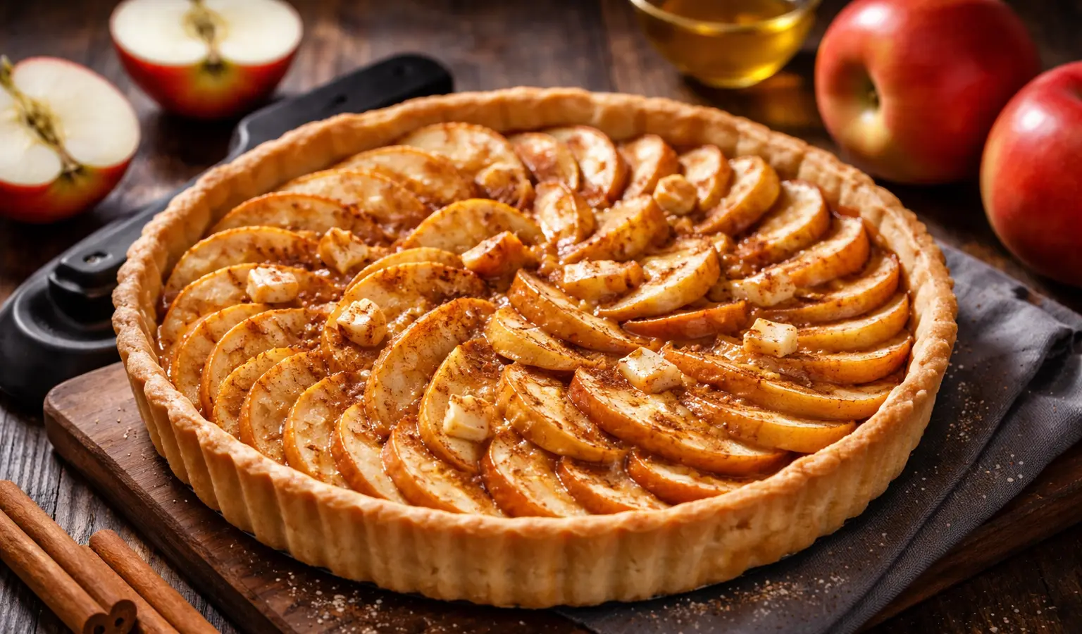 Tarta z jabłkami na szybko