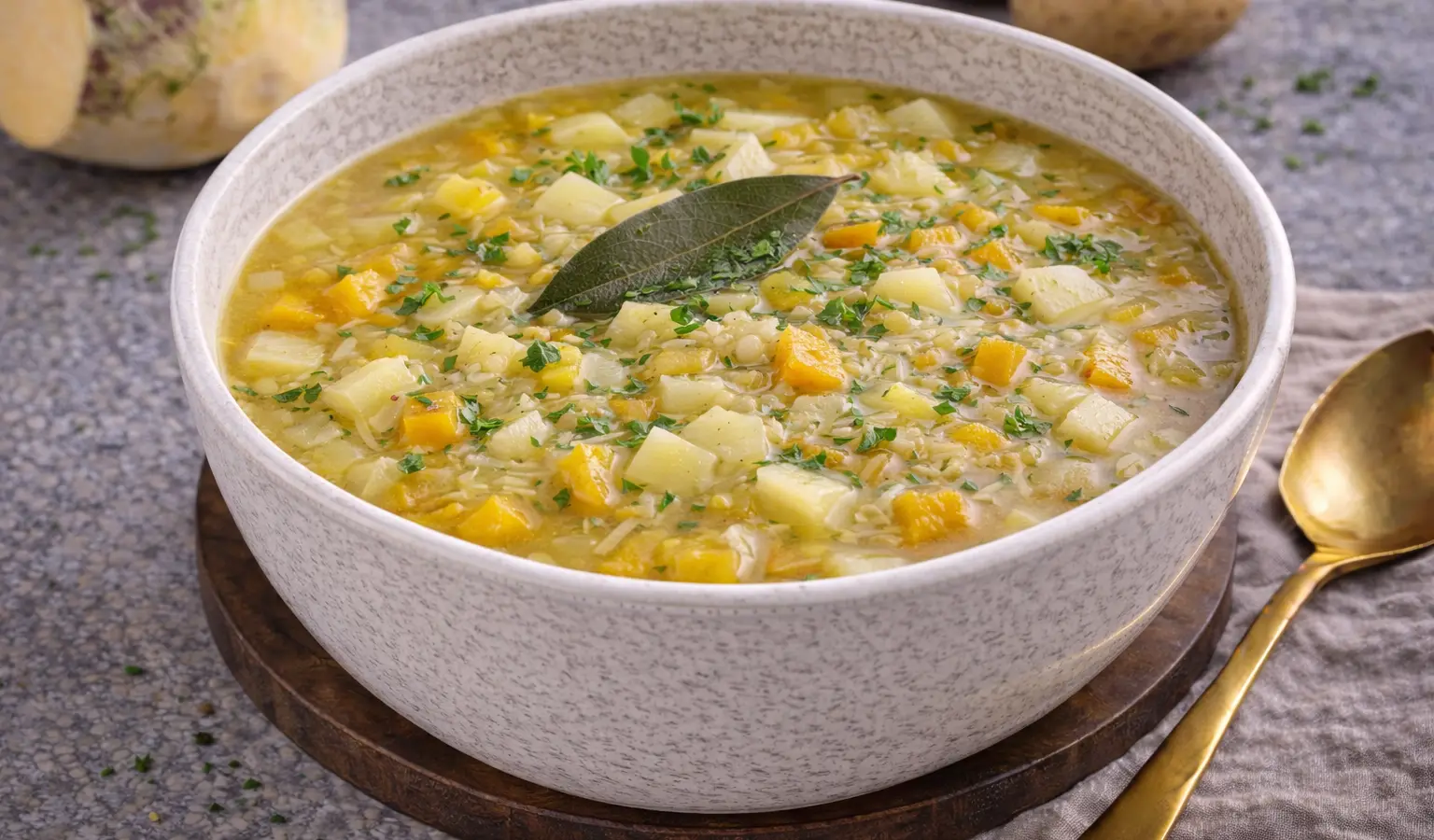 Zupa z brukwi i ziemniaków